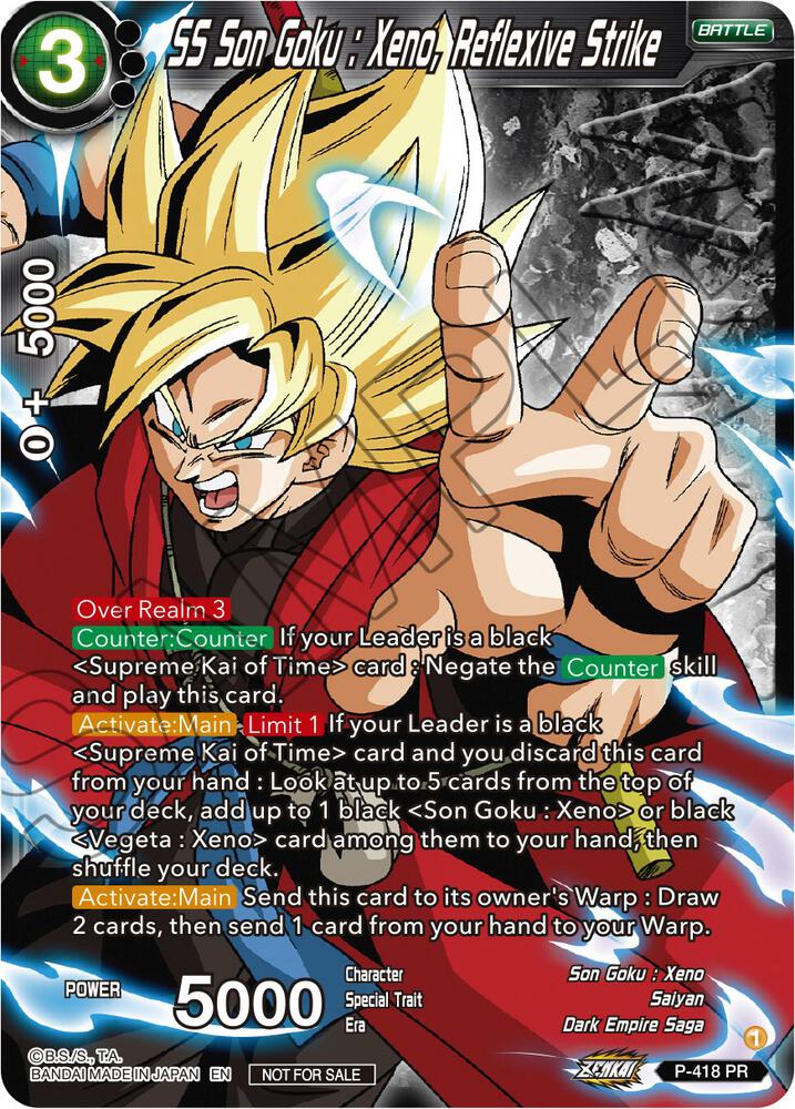 SS Son Goku: Xeno, Reflexive Strike (Zenkai Series Tournament Pack