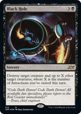 Black Hole (Galaxy Foil) - Unfinity - Magic: The Gathering