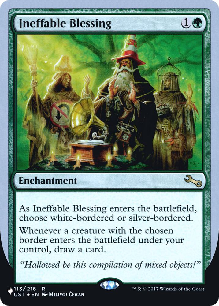 Ineffable Blessing #37 — The List (Unfinity Foil Edition)