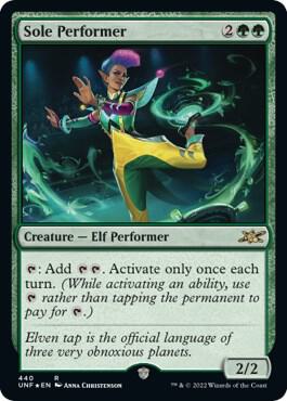 Sole Performer (Galaxy Foil) 440 card