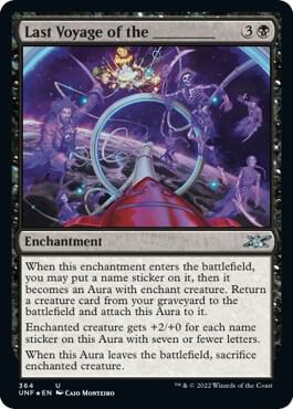 Last Voyage of the _______ (Galaxy Foil) 364 card