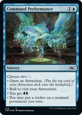 Command Performance (Galaxy Foil) 328 card