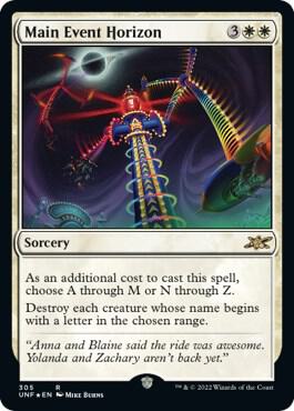 Main Event Horizon (Galaxy Foil) 305 card