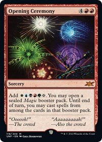 Opening Ceremony - Unfinity - Magic: The Gathering card