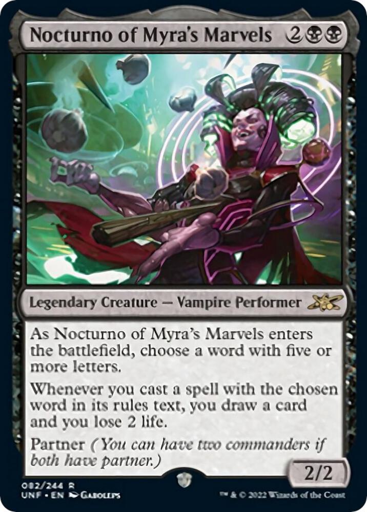 Nocturno of Myra's Marvels 82 card