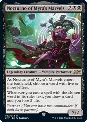 Nocturno of Myra's Marvels