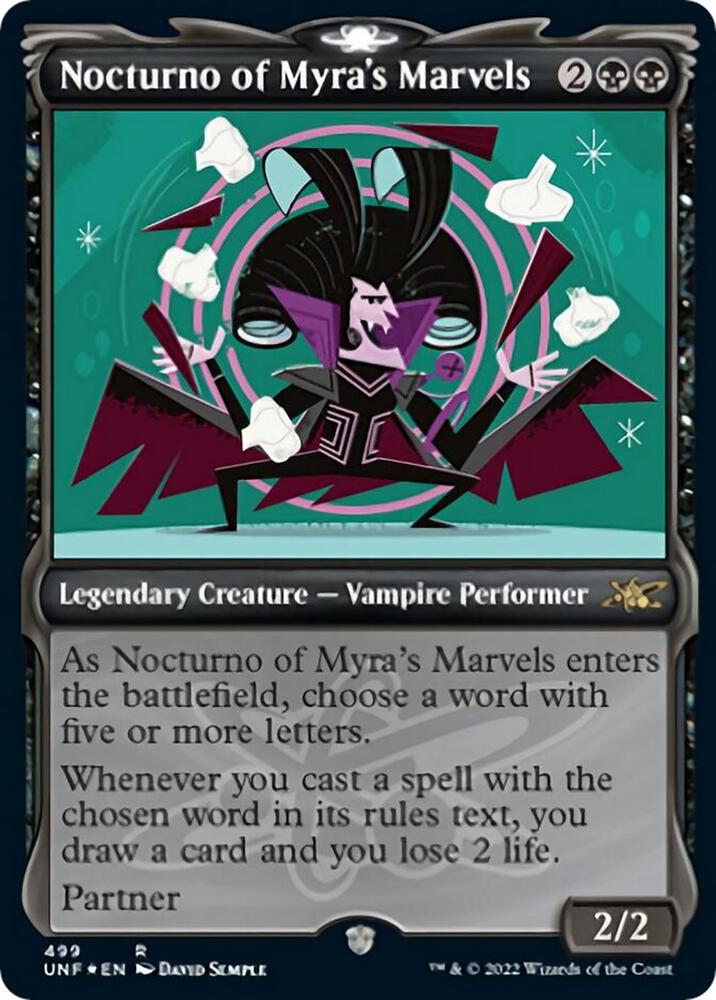 Nocturno of Myra's Marvels (Showcase) (Galaxy Foil) 499 card