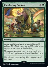 Pie-Eating Contest - Unfinity - Magic: The Gathering card