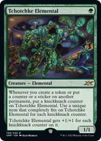 Tchotchke Elemental - Unfinity - Magic: The Gathering card