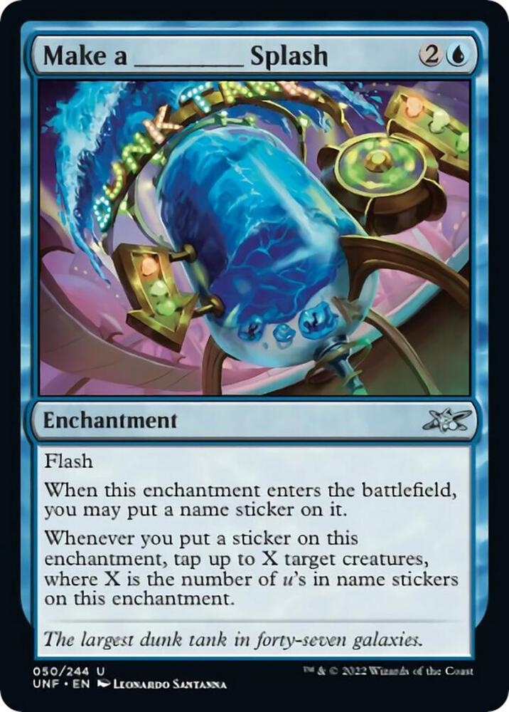 Make a _____ Splash 50 card