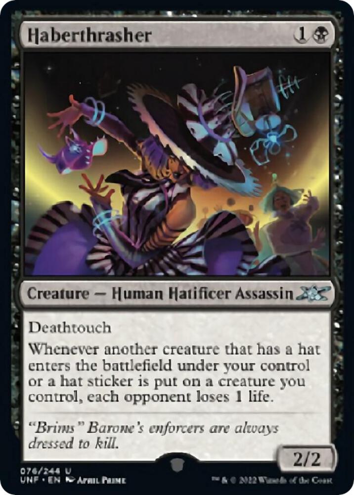 Haberthrasher 76 card