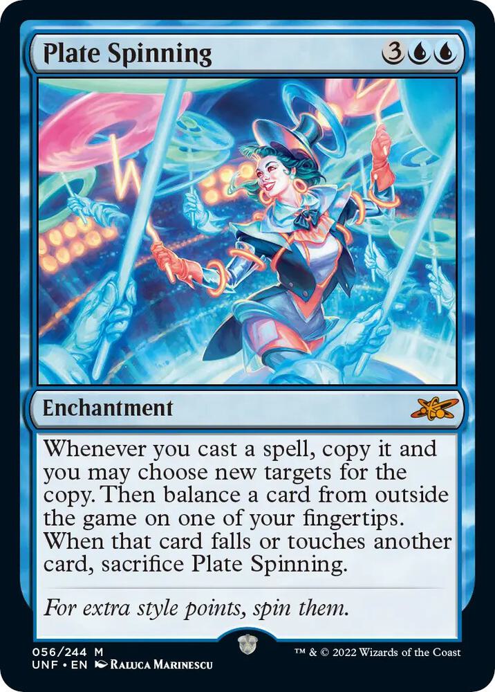 Plate Spinning 56 card