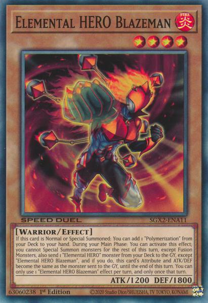 elemental hero deck yugioh Upper Deck Yugioh Yu-Gi-Oh! TCG: Elemental Heroes / Jaden Yuki Anime Speed  Deck – Flamewing Man (55 German Cards) Yugioh Speed Duel