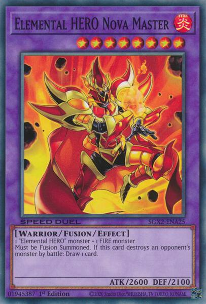 Elemental HERO Nova Master - Speed Duel GX: Midterm Paradox
