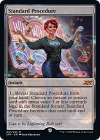 Standard Procedure - Unfinity - Magic: The Gathering card