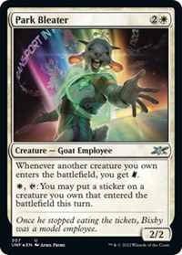 Park Bleater (Galaxy Foil) - Unfinity - Magic: The Gathering card