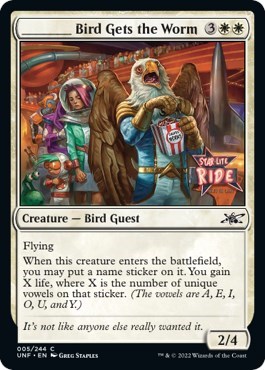 _____ Bird Gets the Worm