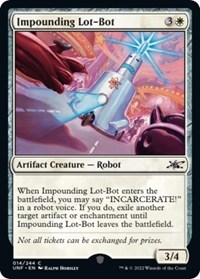 Impounding Lot-Bot - Unfinity - Magic: The Gathering card
