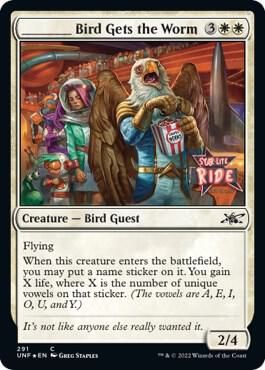 _____ Bird Gets the Worm