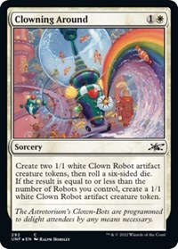 Clowning Around (Galaxy Foil) - Unfinity - Magic: The Gathering card