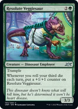 Resolute Veggiesaur 153 card