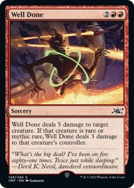 Well Done - Unfinity - Magic: The Gathering - TCGplayer.com