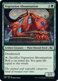 Vegetation Abomination - Unfinity - Magic: The Gathering card