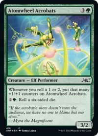 Atomwheel Acrobats (Galaxy Foil) - Unfinity - Magic: The Gathering card