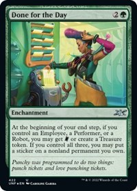 Done for the Day (Galaxy Foil) - Unfinity - Magic: The Gathering card