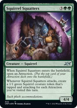 Squirrel Squatters (Galaxy Foil) 442 card