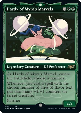 Hardy of Myra's Marvels (Showcase) (Galaxy Foil)