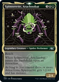 Spinnerette, Arachnobat (Showcase) - Unfinity - Magic: The Gathering card