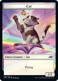 Cat Token - Unfinity - Magic: The Gathering card