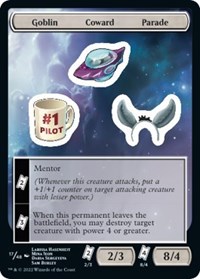 Goblin Coward Parade - Unfinity - Magic: The Gathering card
