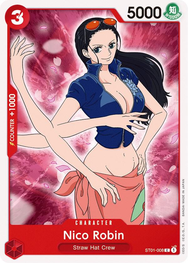 one piece tcg robin deck Nico Robin Standard Deck Box main image 1