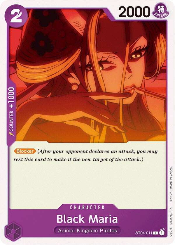 Black Maria onepiece card