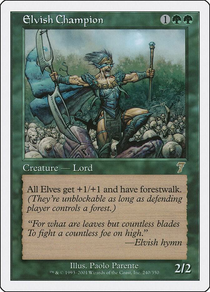 foil　7ED・エルフのチャンピオン/Elvish Champion Elvish Champion - 7th Edition - Magic: The Gathering