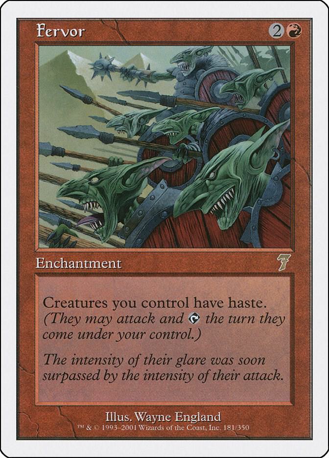 MTG 熱情/Fervor 7ED Foil Eng MTG 熱情/Fervor 7ED Foil Eng Fervor | Magic 2013 - Japanese