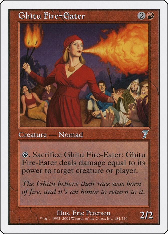Ghitu Fire-Eater 184 card