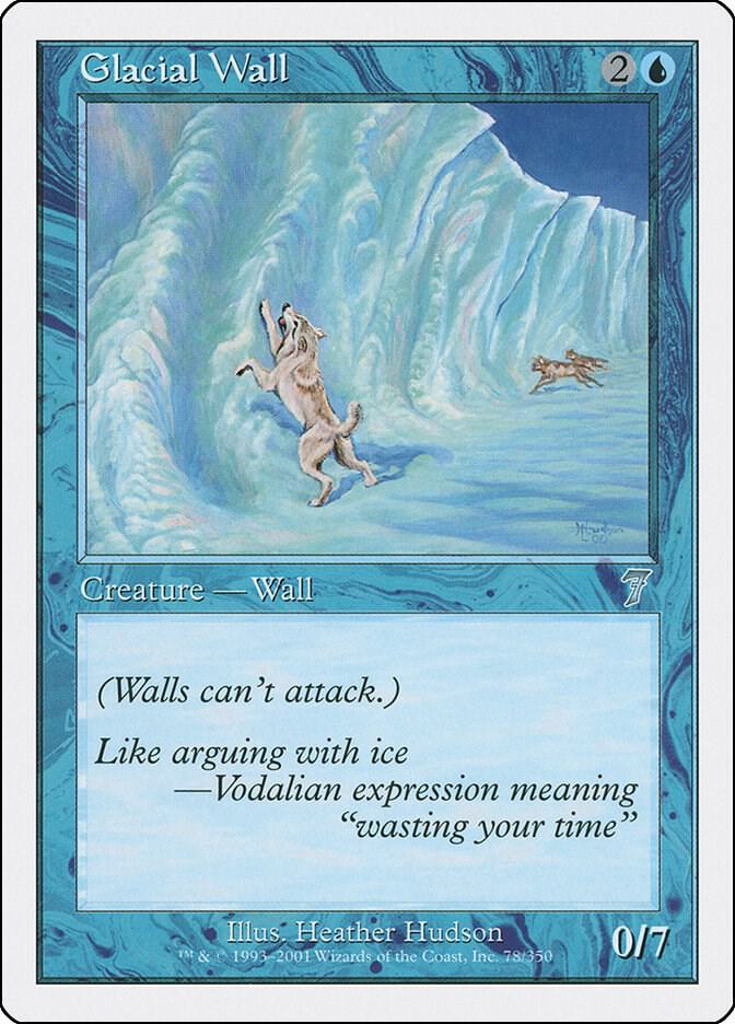 Glacial Wall 78 card