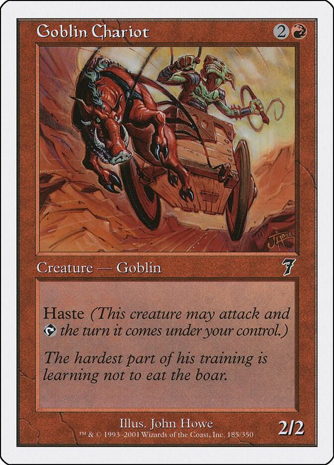 Goblin Chariot 185 card