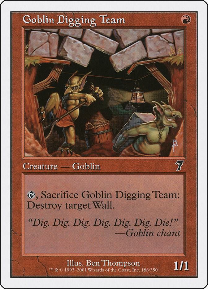 Goblin Digging Team 186 card