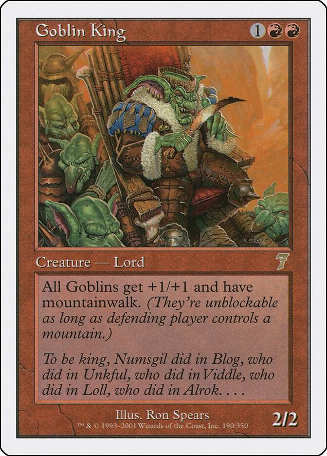 ゴブリンの王/Goblin King 7版英語版foil　1枚 Goblin King - 7th Edition - Magic: The Gathering - TCGplayer.com