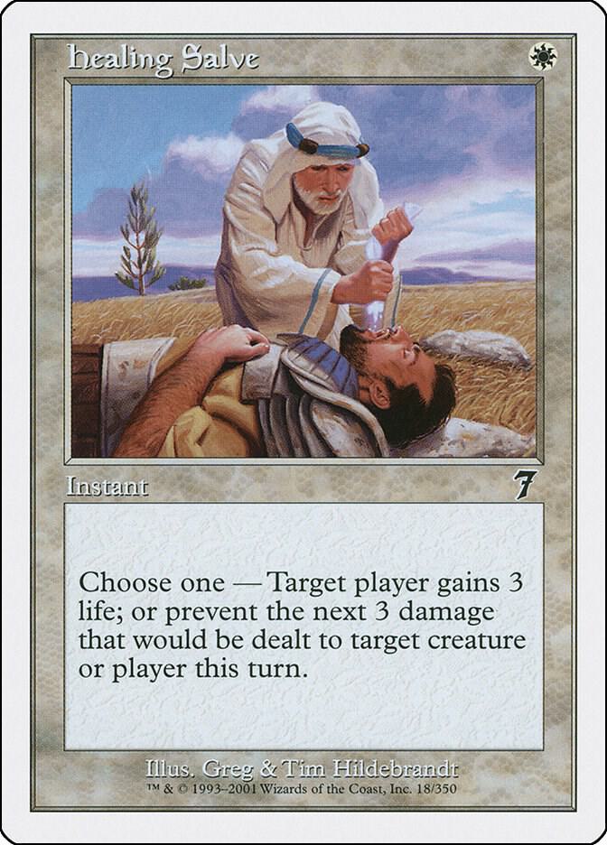 Healing Salve 18 card