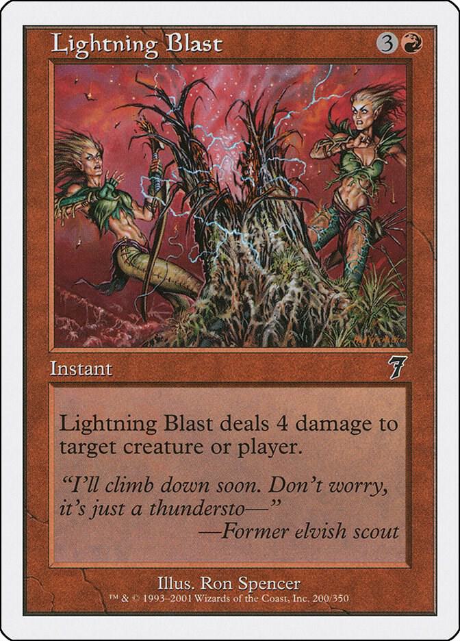 Lightning Blast 200 card