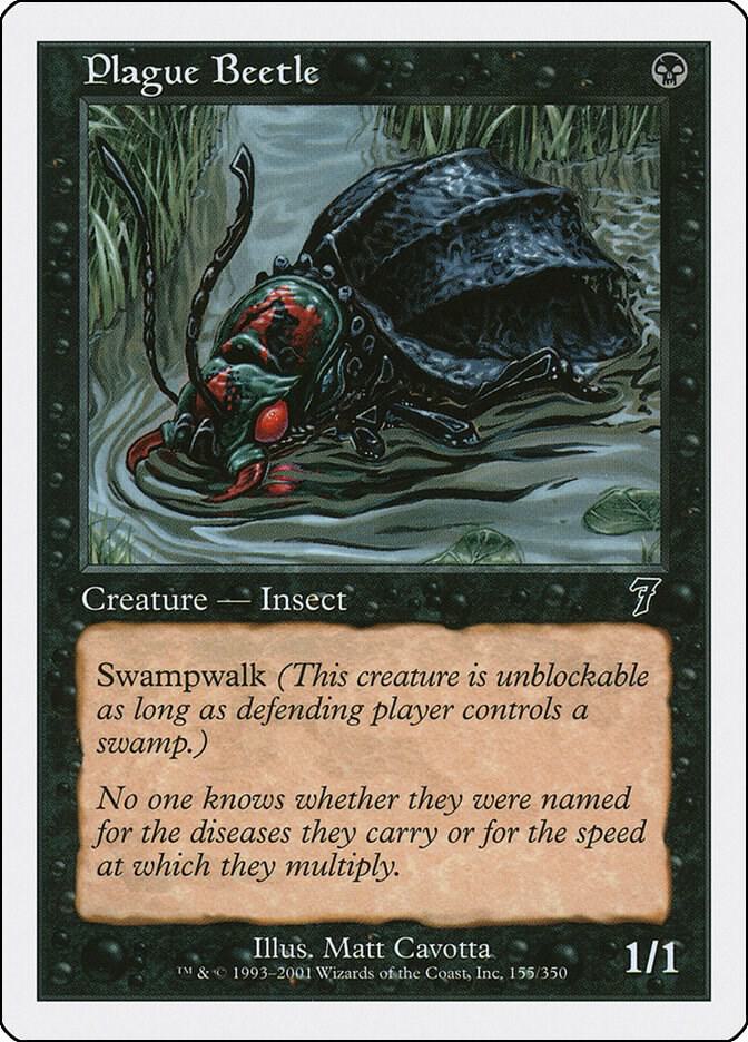 Plague Beetle 155 card