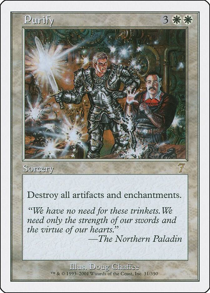 Purify 31 card