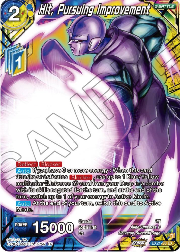 Hit, Pursuing Improvement - 5th Anniversary Set - Dragon Ball