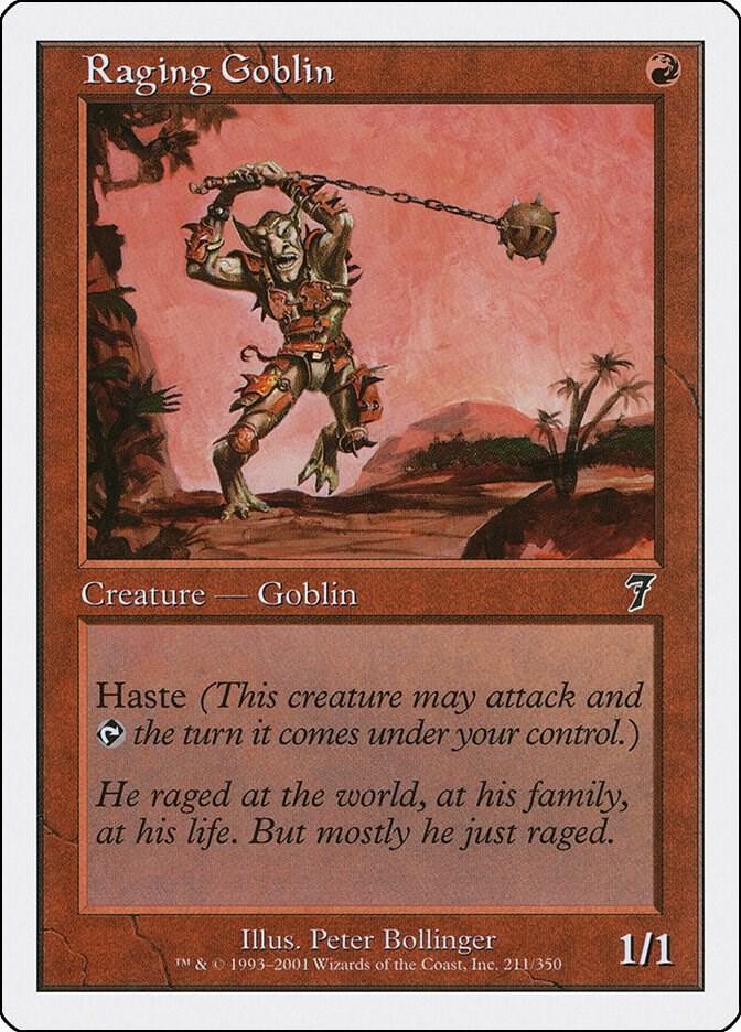 Raging Goblin 211 card