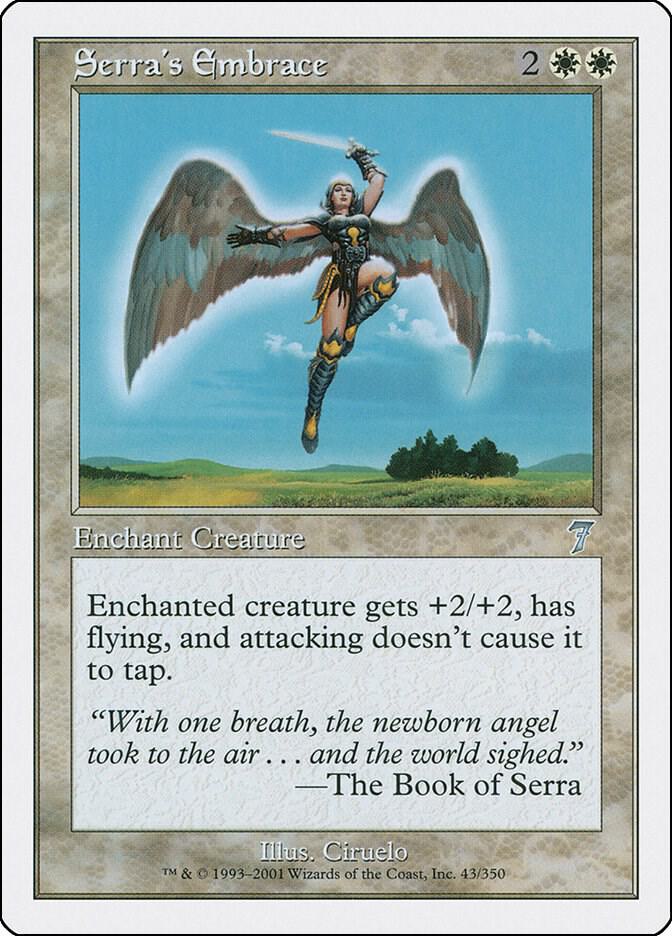 Serra's Embrace 43 card